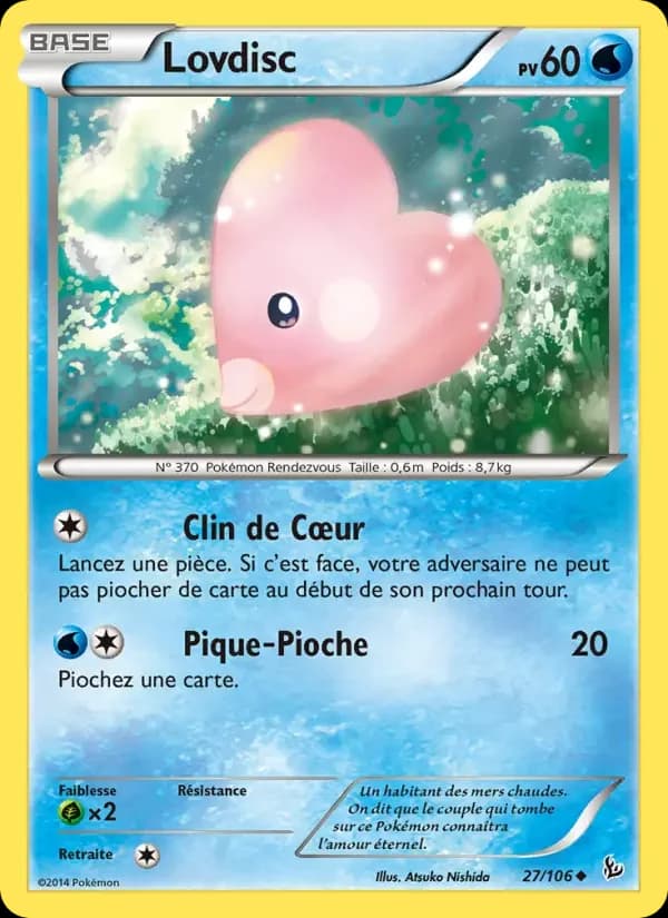Carte Pokémon Lovdisc #27 — Étincelles