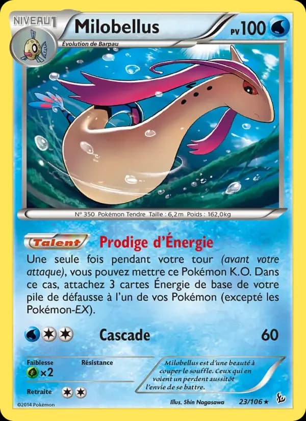 Carte Pokémon Milobellus #23 — Étincelles