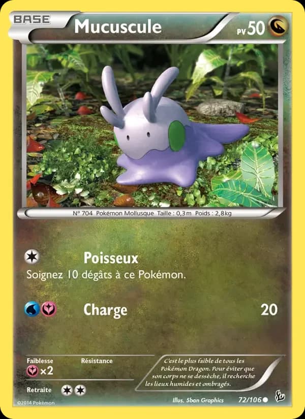 Carte Pokémon Mucuscule #72 — Étincelles