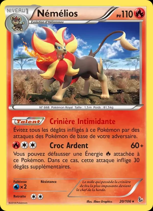 Carte Pokémon Némélios #20 — Étincelles
