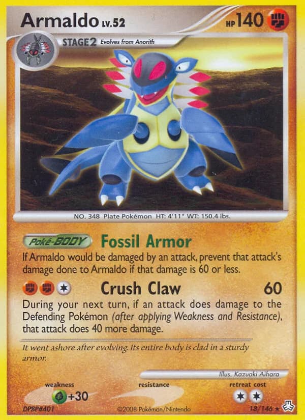 Carte Pokémon Armaldo #18 — Éveil des Légendes
