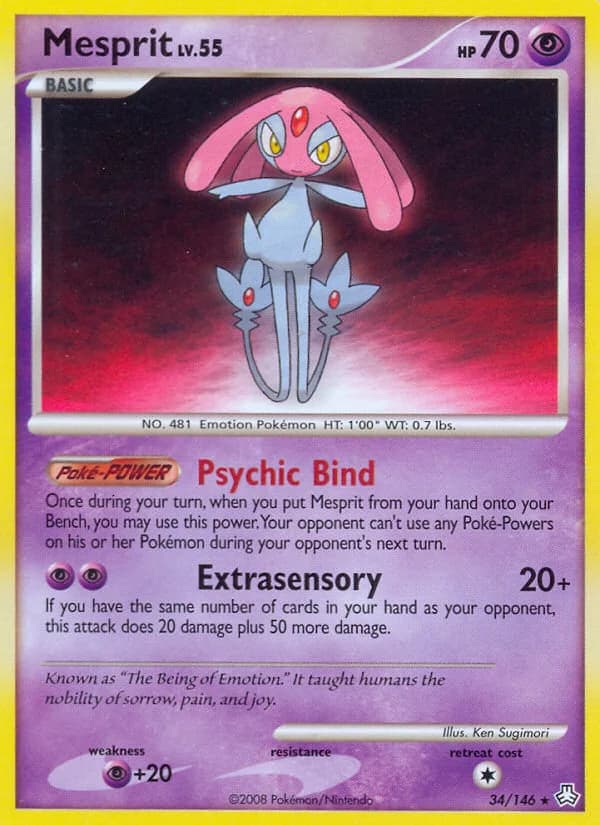 Carte Pokémon Créfollet #34 — Éveil des Légendes