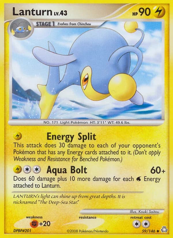 Carte Pokémon Lanturn #59 — Éveil des Légendes
