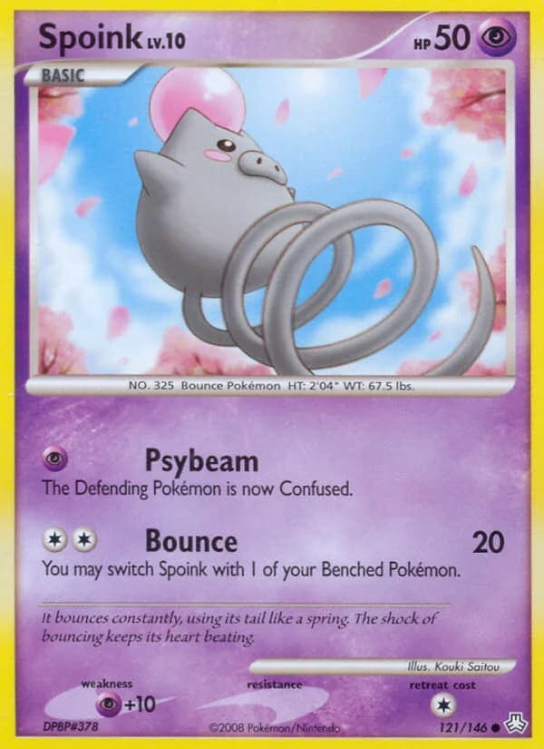 Carte Pokémon Spoink #121 — Éveil des Légendes