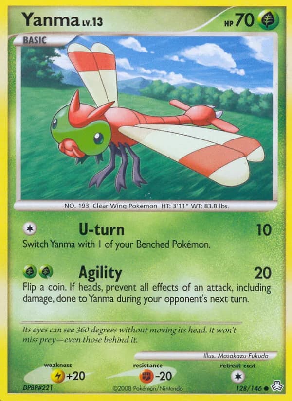 Carte Pokémon Yanma #128 — Éveil des Légendes