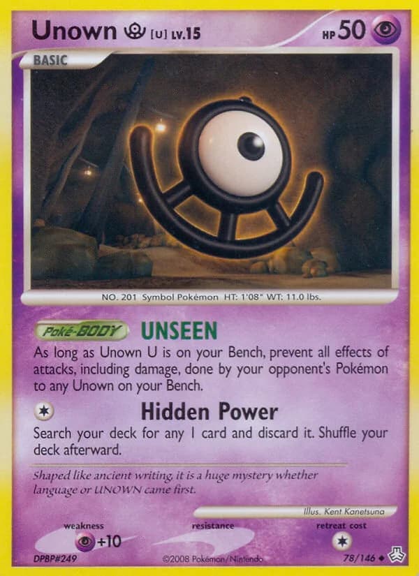 Carte Pokémon Zarbi U #78 — Éveil des Légendes