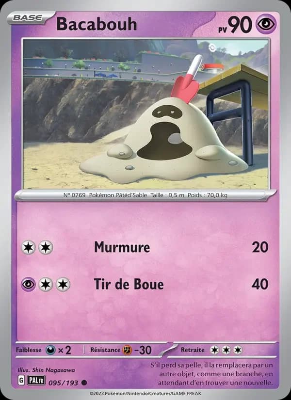 Carte Pokémon Bacabouh #095 — Évolutions à Paldea