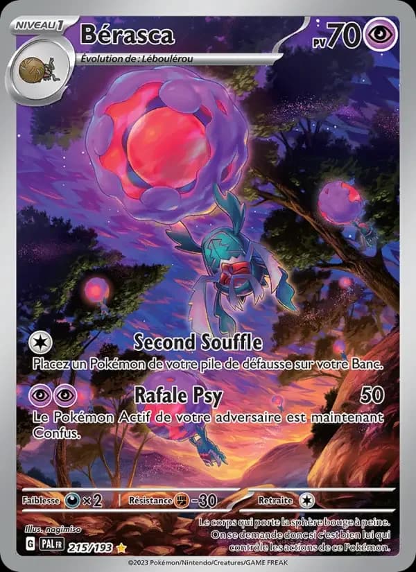 Carte Pokémon Bérasca #215 — Évolutions à Paldea