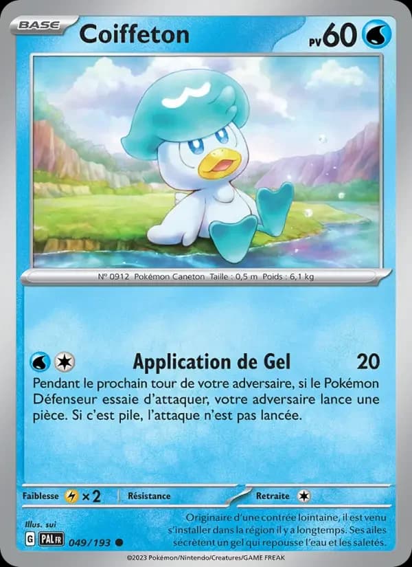 Carte Pokémon Coiffeton #049 — Évolutions à Paldea