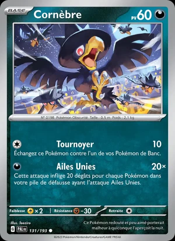 Carte Pokémon Cornèbre #131 — Évolutions à Paldea