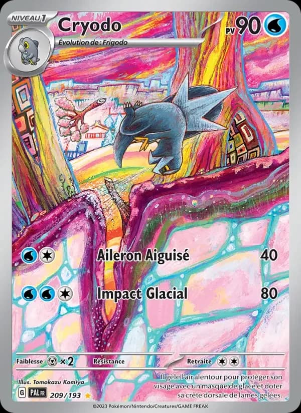 Carte Pokémon Cryodo #209 — Évolutions à Paldea