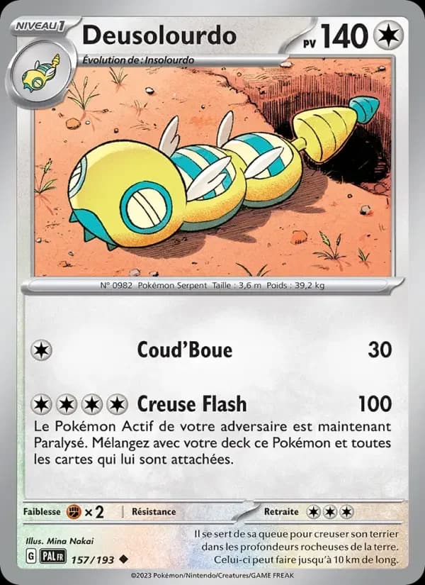 Carte Pokémon Deusolourdo #157 — Évolutions à Paldea