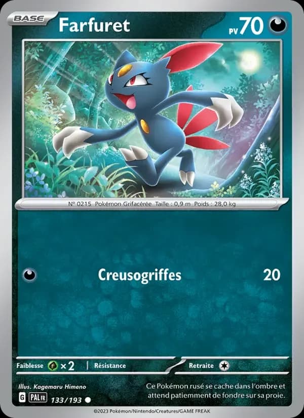 Carte Pokémon Farfuret #133 — Évolutions à Paldea