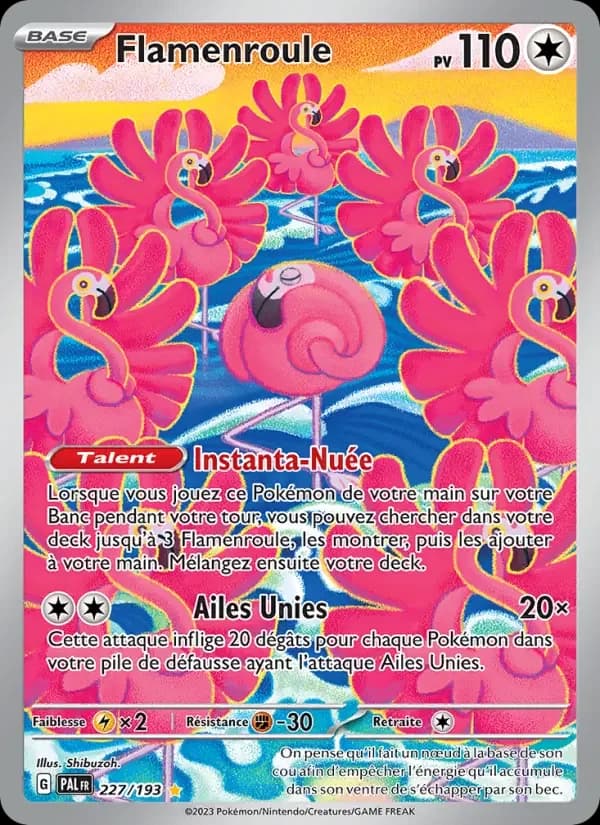 Carte Pokémon Flamenroule #227 — Évolutions à Paldea