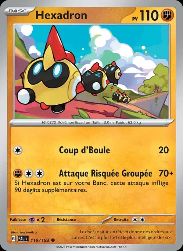 Carte Pokémon Hexadron #119 — Évolutions à Paldea