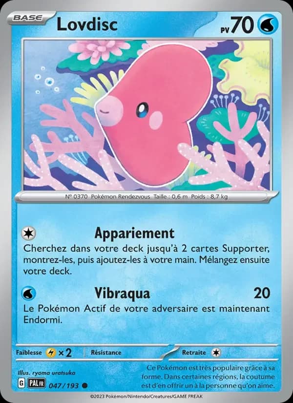 Carte Pokémon Lovdisc #047 — Évolutions à Paldea