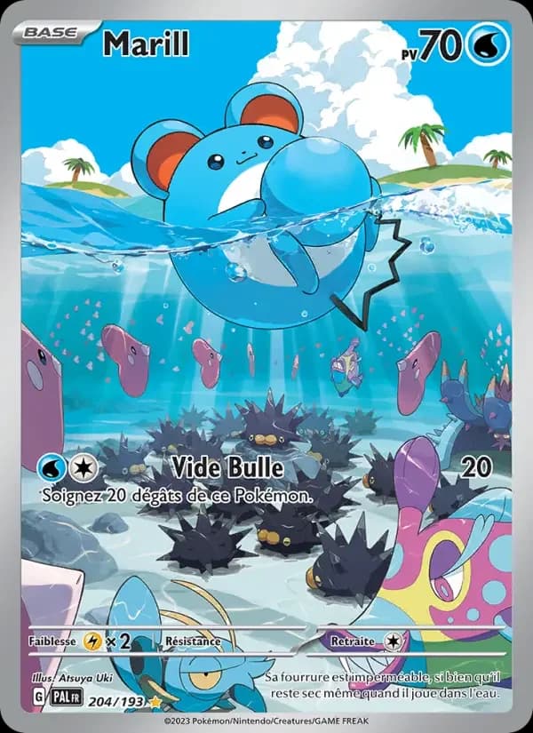 Carte Pokémon Marill #204 — Évolutions à Paldea