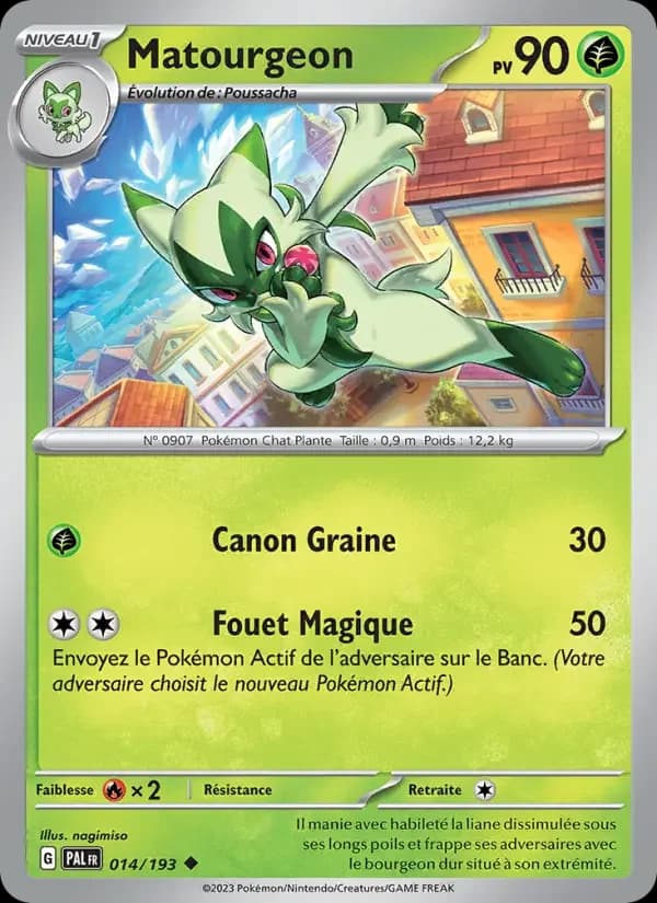 Carte Pokémon Matourgeon #014 — Évolutions à Paldea