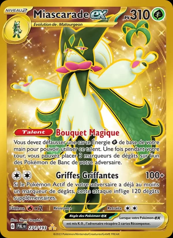 Carte Pokémon Miascarade-ex #271 — Évolutions à Paldea