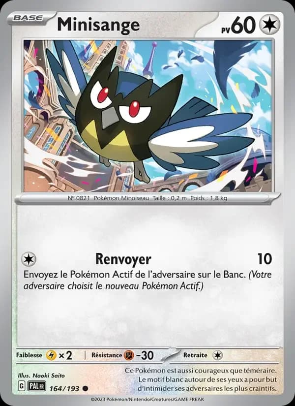 Carte Pokémon Minisange #164 — Évolutions à Paldea