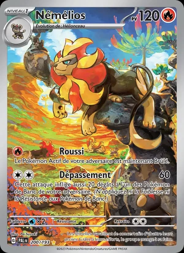 Carte Pokémon Némélios #200 — Évolutions à Paldea