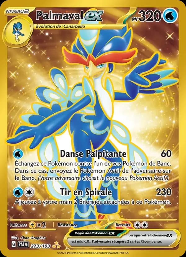 Carte Pokémon Palmaval-ex #273 — Évolutions à Paldea