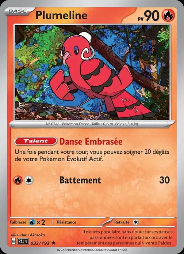 Carte Pokémon Plumeline #033 — Évolutions à Paldea
