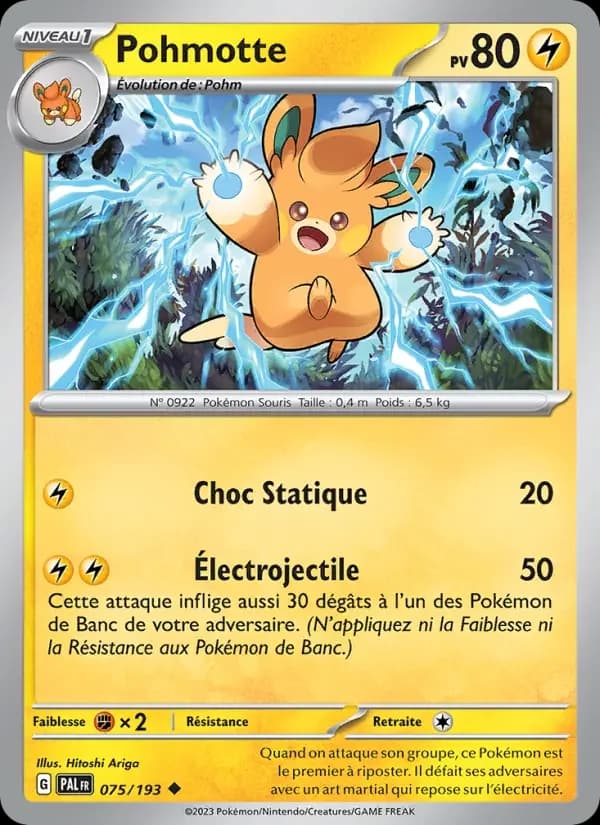 Carte Pokémon Pohmotte #075 — Évolutions à Paldea