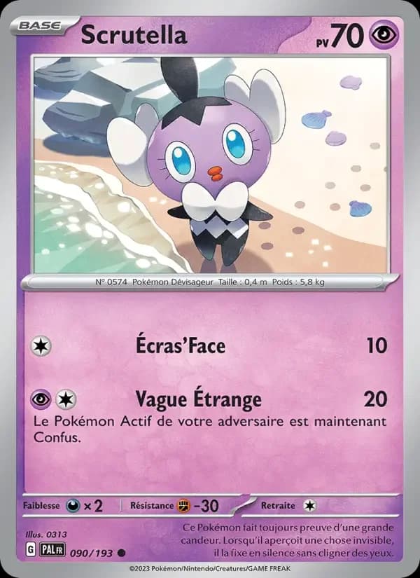 Carte Pokémon Scrutella #090 — Évolutions à Paldea