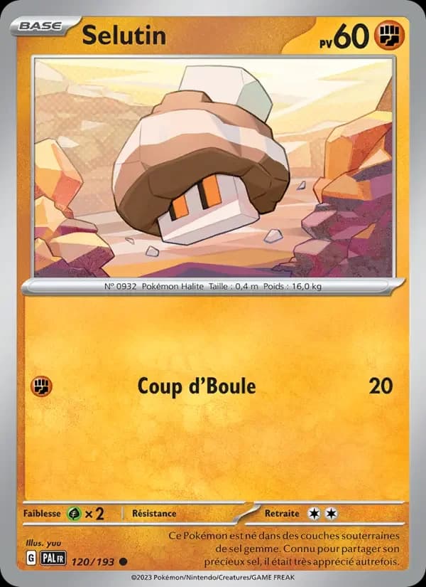 Carte Pokémon Selutin #120 — Évolutions à Paldea