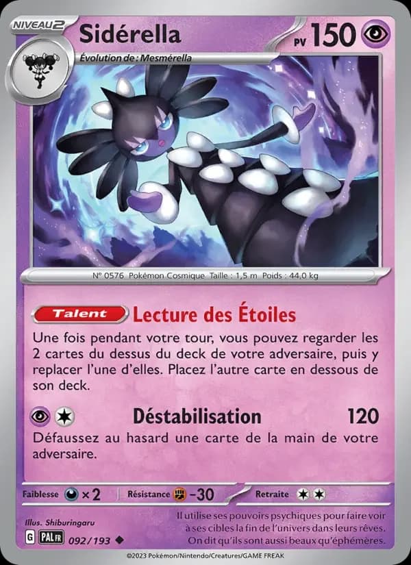 Carte Pokémon Sidérella #092 — Évolutions à Paldea