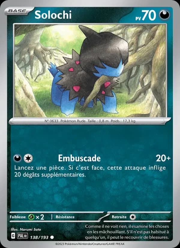 Carte Pokémon Solochi #138 — Évolutions à Paldea