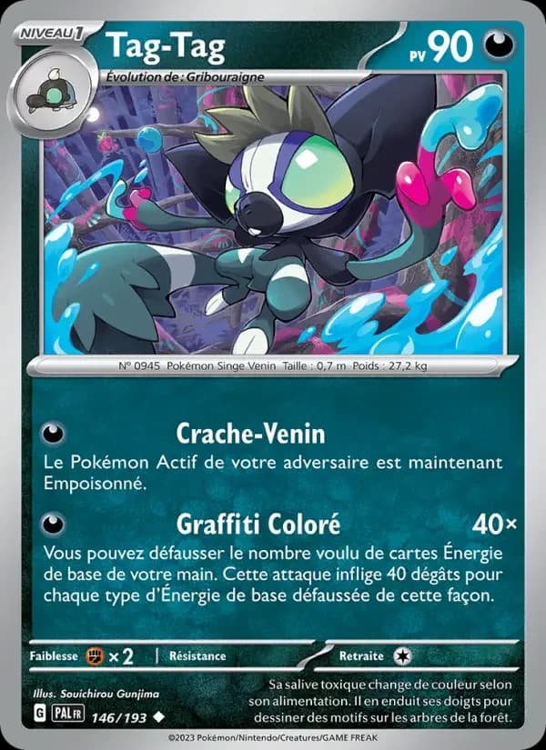 Carte Pokémon Tag-Tag #146 — Évolutions à Paldea