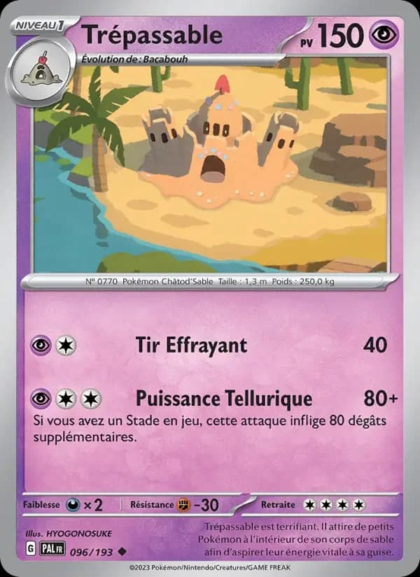 Carte Pokémon Trépassable #096 — Évolutions à Paldea