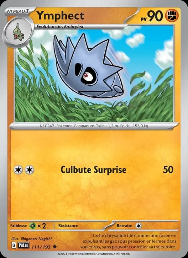 Carte Pokémon Ymphect #111 — Évolutions à Paldea