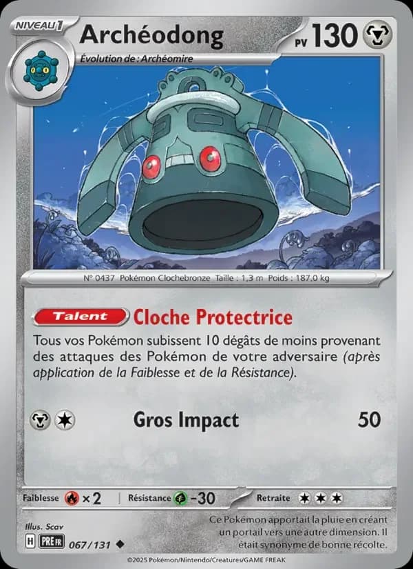 Carte Pokémon Archéodong #067 — Évolutions Prismatiques