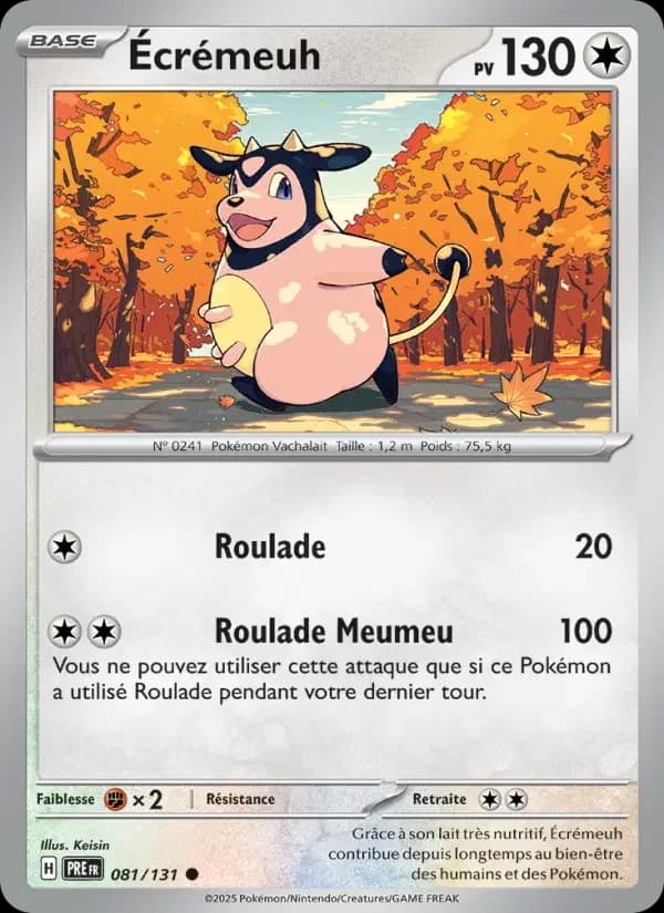 Carte Pokémon Écrémeuh #081 — Évolutions Prismatiques