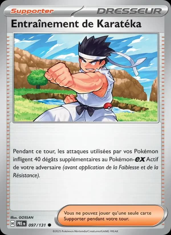 Carte Pokémon Entraînement de Karatéka #097 — Évolutions Prismatiques