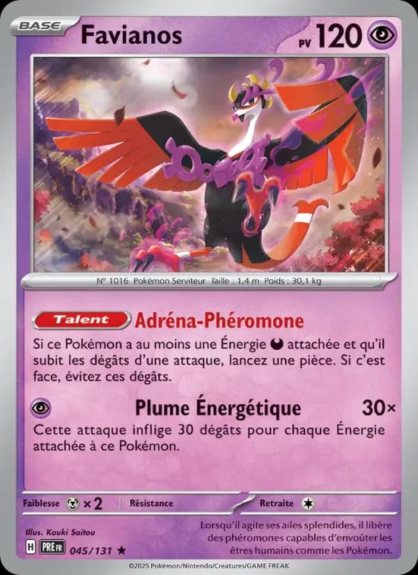 Carte Pokémon Favianos #045 — Évolutions Prismatiques