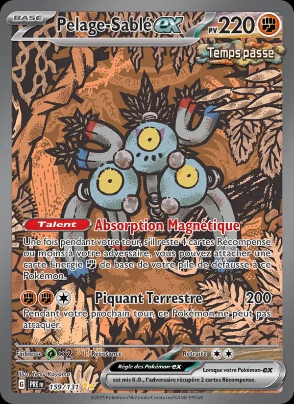 Carte Pokémon Pelage-Sablé-ex #159 — Évolutions Prismatiques