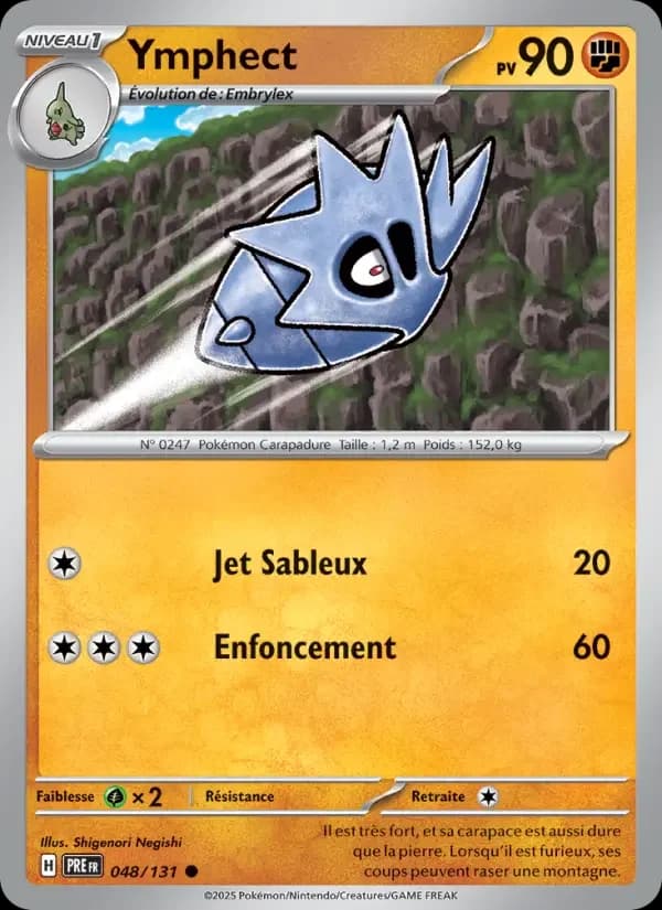 Carte Pokémon Ymphect #048 — Évolutions Prismatiques