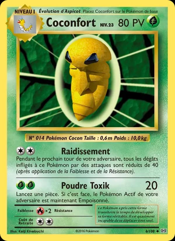 Carte Pokémon Coconfort #6 — Évolutions