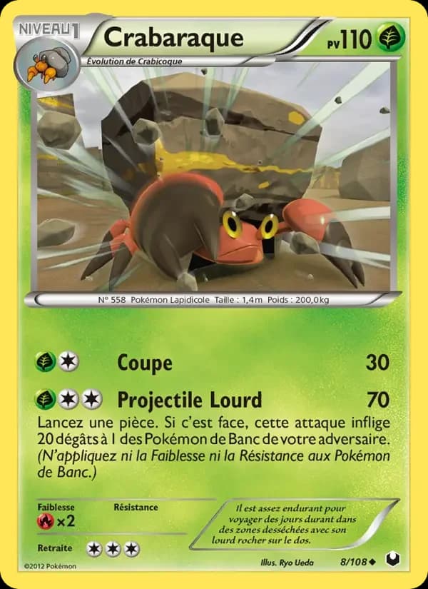 Carte Pokémon Crabaraque #8 — Explorateurs Obscurs