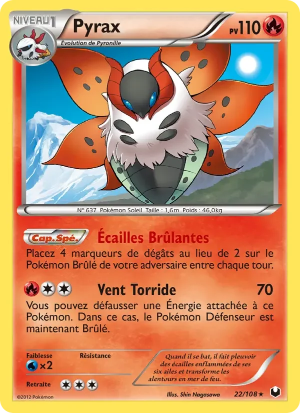 Carte Pokémon Pyrax #22 — Explorateurs Obscurs