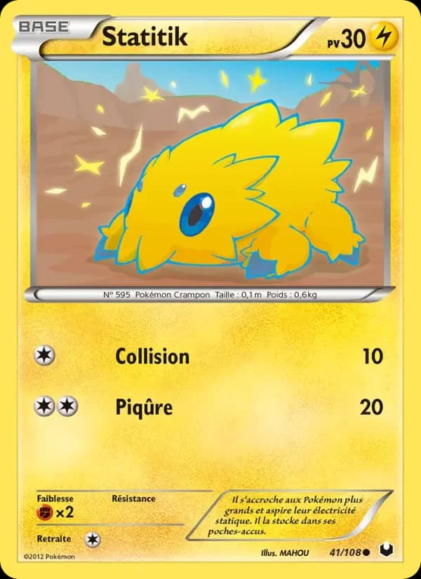 Carte Pokémon Statitik #41 — Explorateurs Obscurs