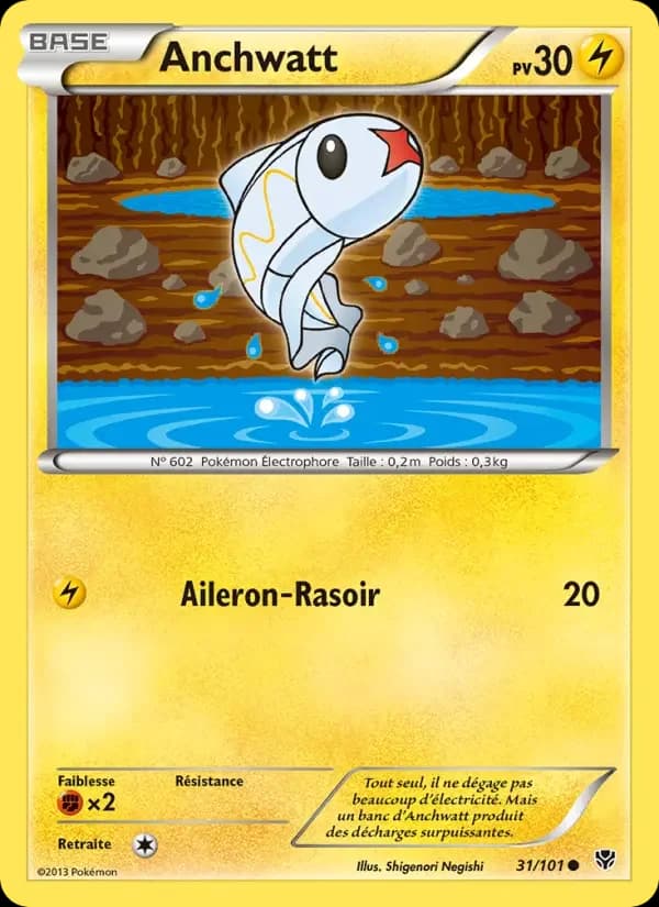 Carte Pokémon Anchwatt #31 — Explosion Plasma