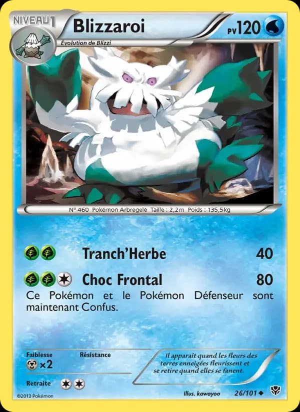 Carte Pokémon Blizzaroi #26 — Explosion Plasma