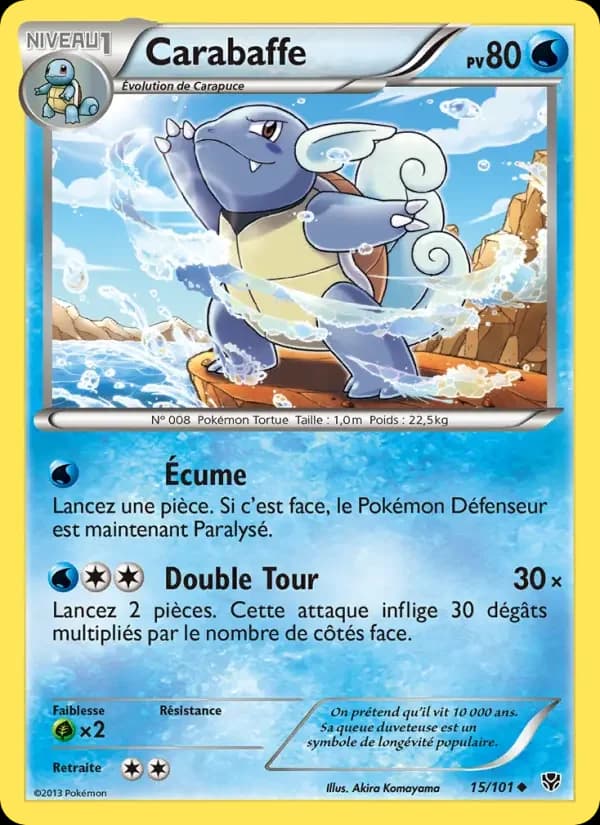 Carte Pokémon Carabaffe #15 — Explosion Plasma