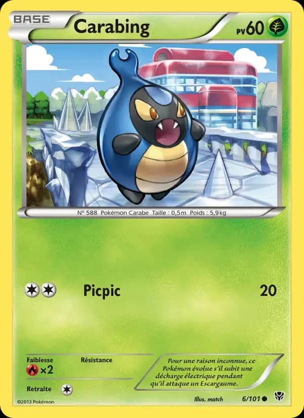 Carte Pokémon Carabing #6 — Explosion Plasma