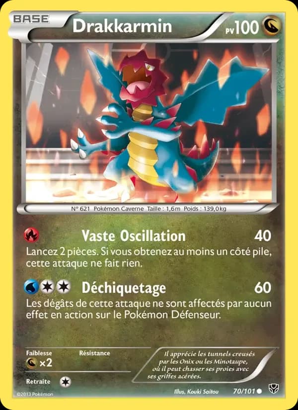 Carte Pokémon Drakkarmin #70 — Explosion Plasma